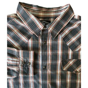 Gibson Trading Co Men’s Size XXL Western Pearl Snap Button‎ Up Shirt